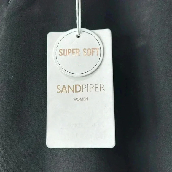 Sandpiper Women’s Black Five Pocket Stretch Straight Leg Pants Size 14 - Picture 8 of 14